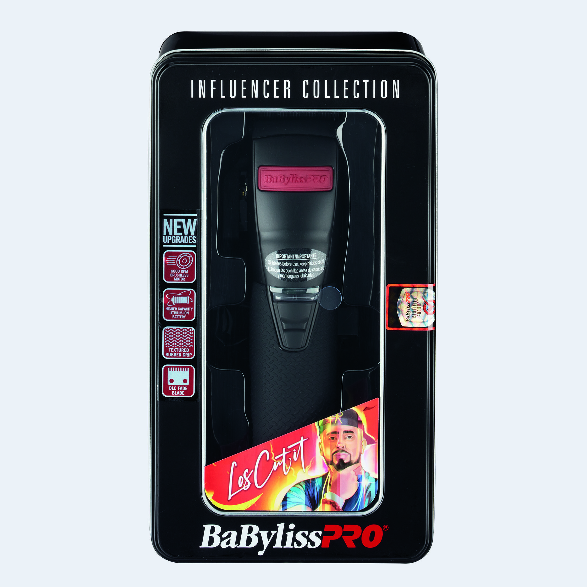 BaBylissPRO Influencer Collection Boost+ Clipper (Black)